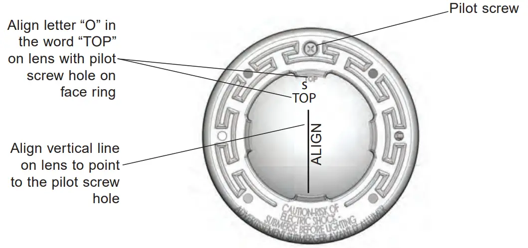 Replacing the IntelliBrite® 5G Spa Light Face ring and Gasket