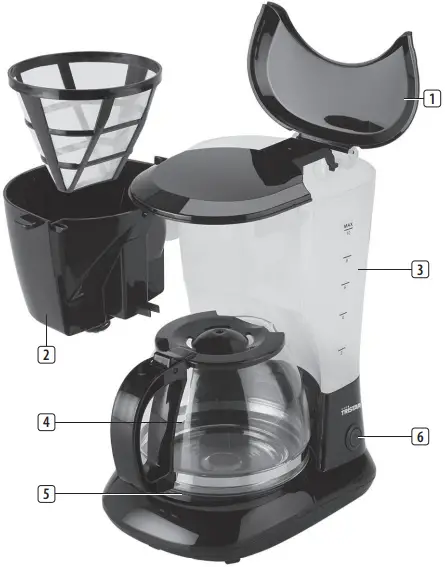 TRISTAR CM-1245 Coffee Maker 1