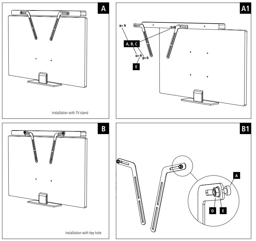 hama-00-108746-Sound-Bar-Bracket-FIG6
