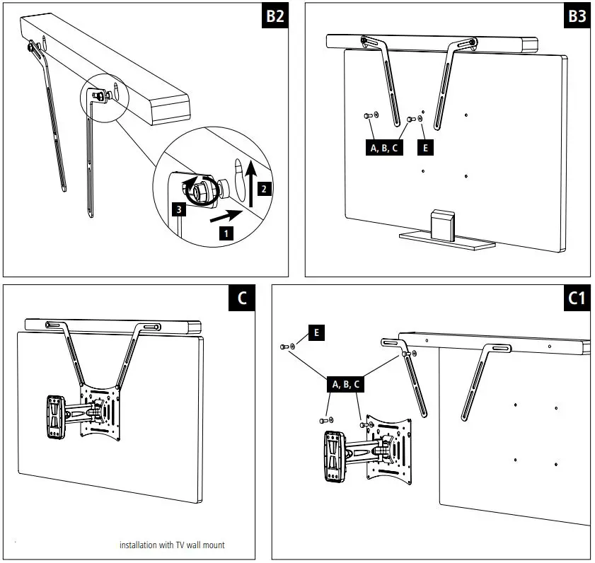 hama-00-108746-Sound-Bar-Bracket-FIG7