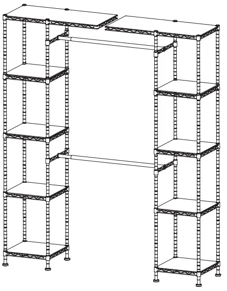 B0798DTVL8 Expandable Closet Organizer
