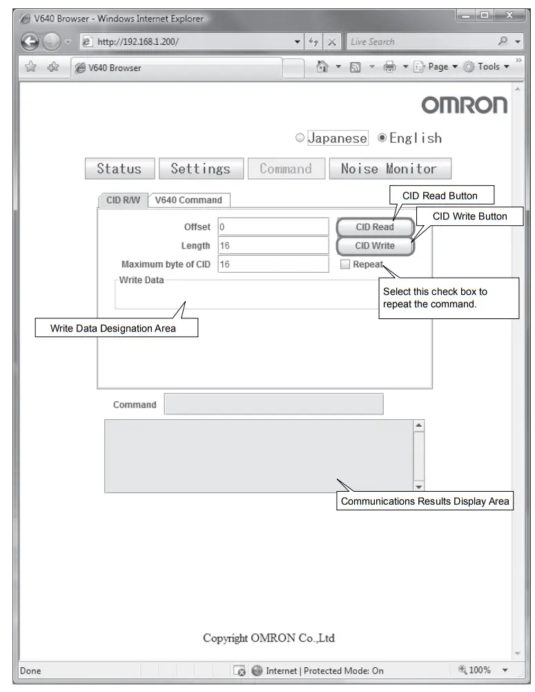 OMRON V640 Series RFID-fig35