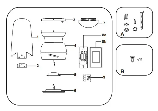 minkaAire Spacesaver LED Ceiling Fan (1)
