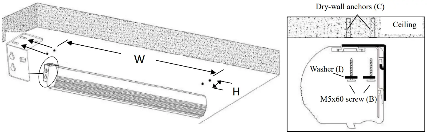 ELITE SCREENS SAKER SERIES Projector Screens - Ceiling Mount