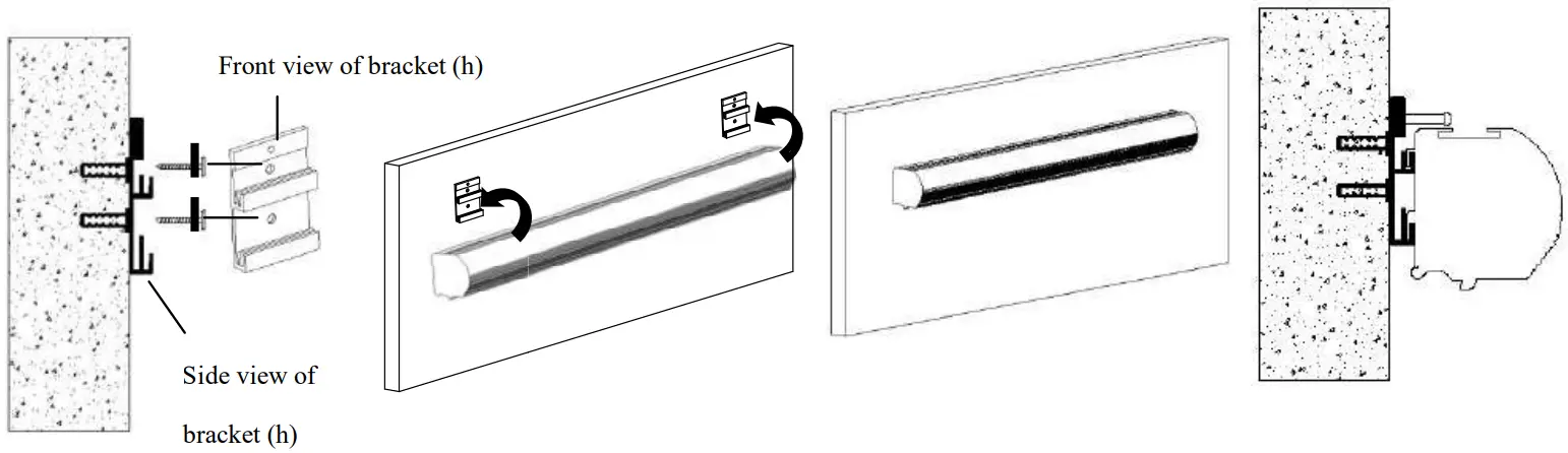 ELITE SCREENS SAKER SERIES Projector Screens - Flush hidden mount