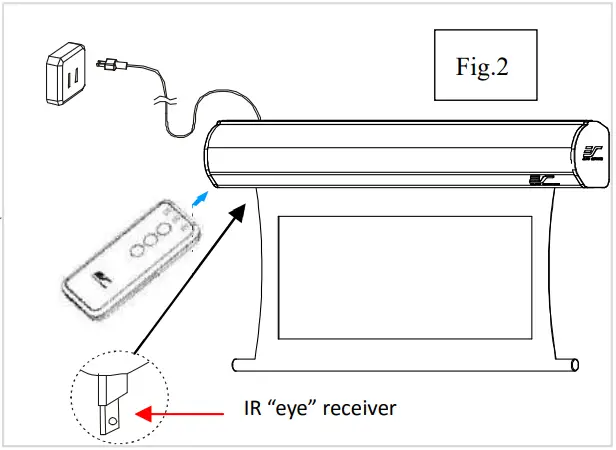 ELITE SCREENS SAKER SERIES Projector Screens - Remote Control