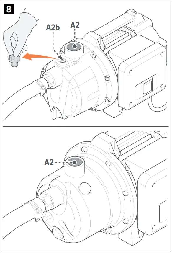 Filling the appliance