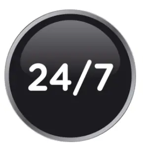 24 Hours 7 Days a Week