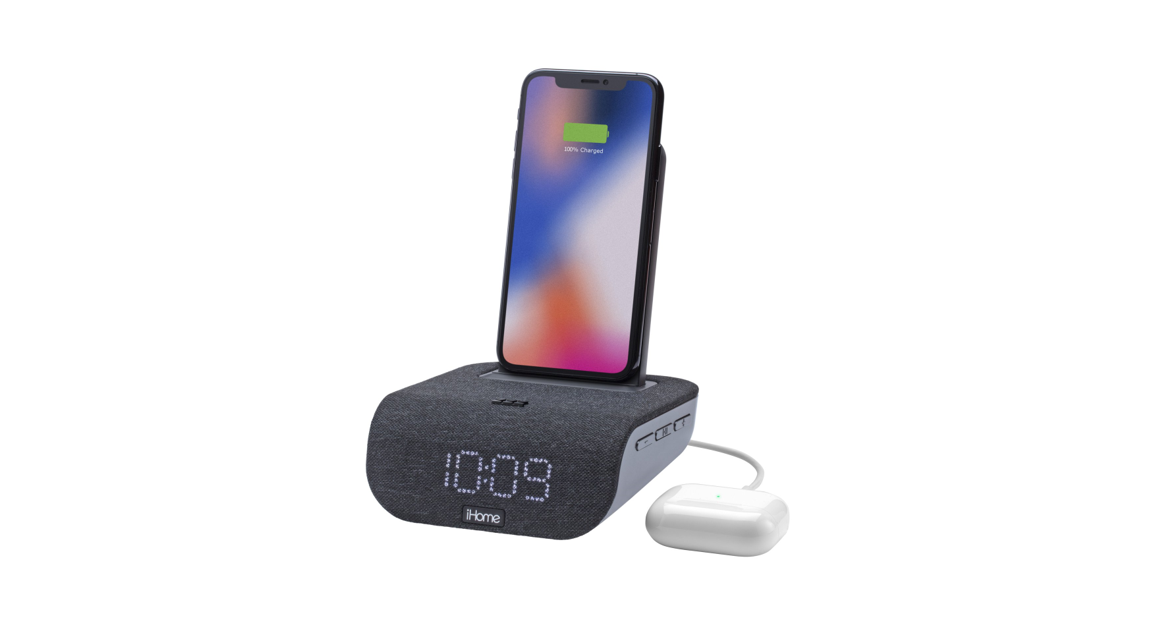 Ihome Ibtw20 Timebase Dual-charging Alarm Clock And Wireless Speaker User Guide