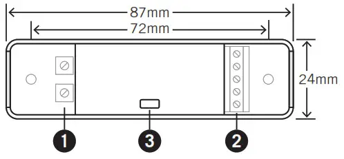 Armacost 714421 ProLine Wi-Fi RGB+W Color LED Controller - Receiver & wiring