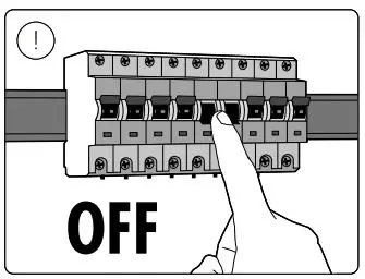 PHILIPS 35420 Centura Recessed LED Spot Square Aluminium User Manual - Switch off