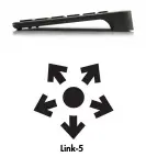 HP Wireless Mini Keyboard Side View