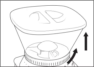 Disassembling the Bean Hopper