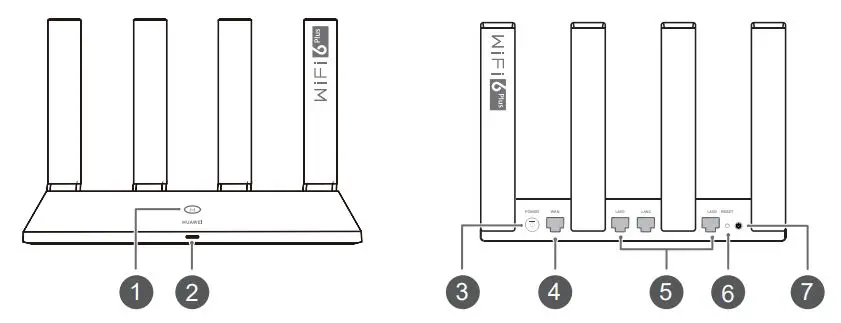 HUAWEI WiFi AX3 Dual Core WiFi 6 Router User Guide - Getting Started (WS7100)