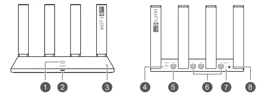 HUAWEI WiFi AX3 Dual Core WiFi 6 Router User Guide - Getting Started (WS7200)