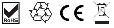 rohs, recycle,ce,disposal icon