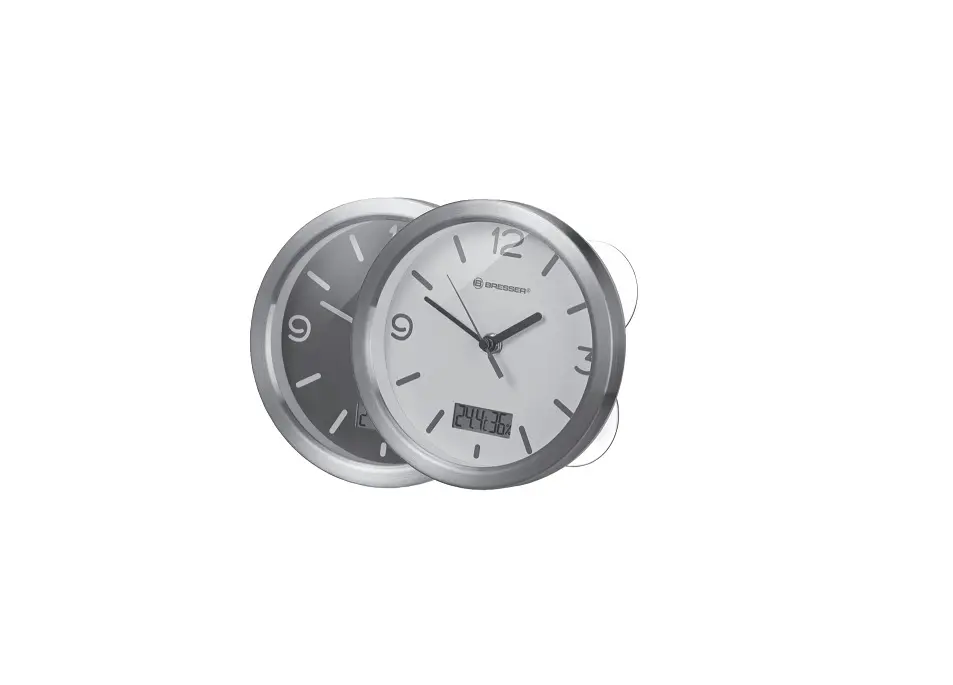 Bresser 8020116 Radio Controlled Bathroom Clock With Thermo-hygrometer Instruction Manual Bresser 8020116 Radio Controlled Bathroom Clock With Thermo-hygrometer Instruction Manual