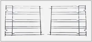 HOOVER HOT3161BI WIFI Multifunction Oven- Lateral wire grids