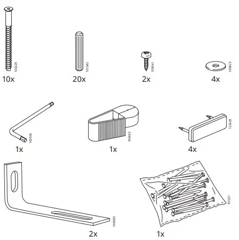 IKEA 204.367.13 BAGGEBO Bookcase fig2
