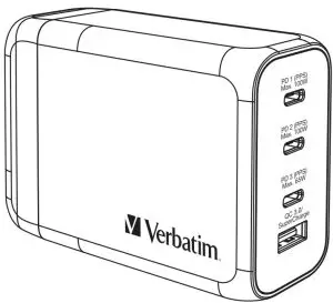 Verbatim VAPUC112 GaN Charger-