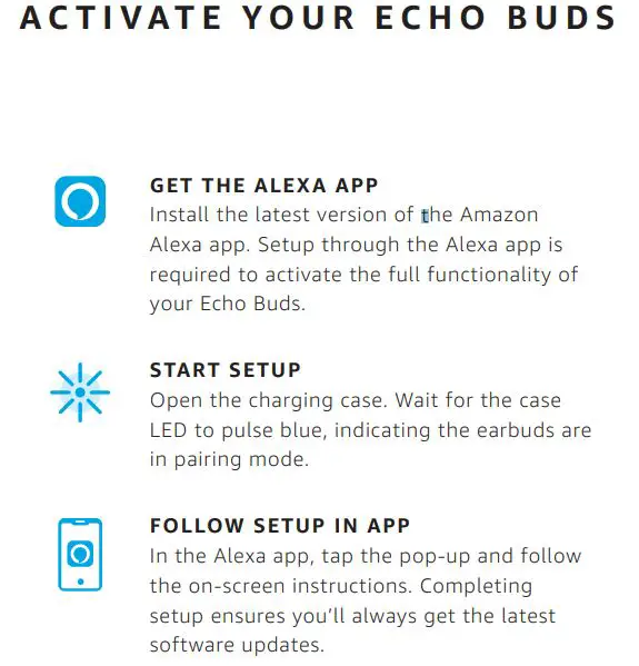 Amazon Echo Buds - Activate Your Echo Buds