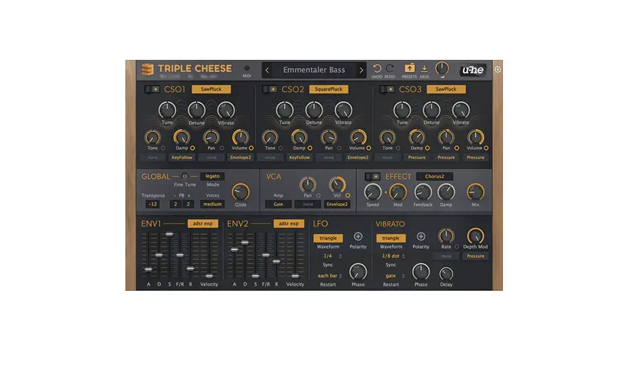 U-he Triple Cheese Synthesizer User Guide U-he Triple Cheese Synthesizer User Guide