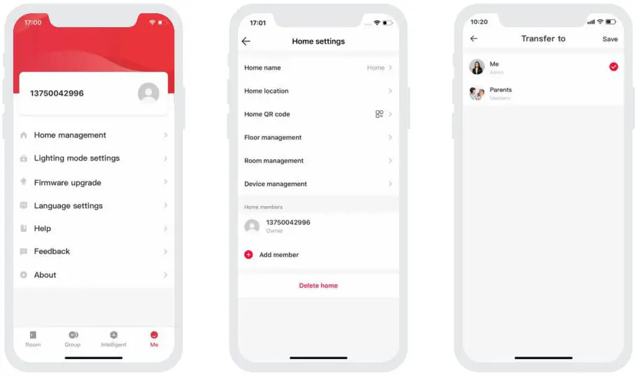 LTECH UB1 Intelligent Touch Panel Instruction Manual - How to share control of your home
