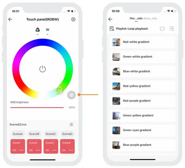 LTECH UB1 Intelligent Touch Panel Instruction Manual - Normal modes and advanced modes