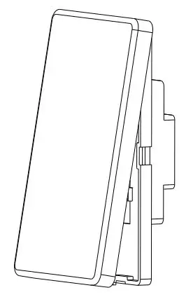 LTECH UB1 Intelligent Touch Panel Instruction Manual - Put the panel cover in place. Gently snap the panel cover onto the plate