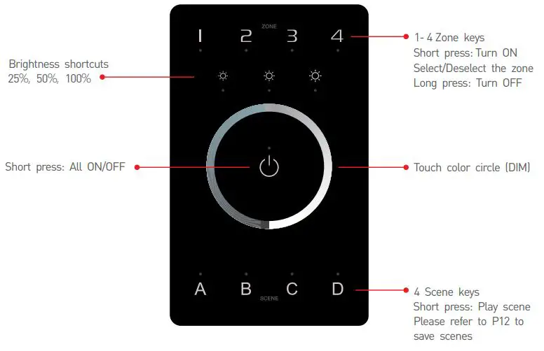 LTECH UB1 Intelligent Touch Panel Instruction Manual - UB1