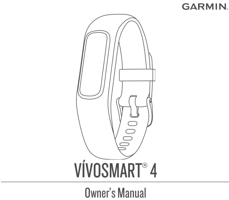Garmin Vivosmart 4 User Manual