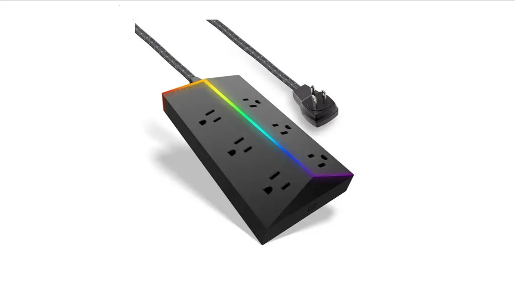 Titan 55807 6-outlet 8ft. Multicolor Led Surge Protector Instructions