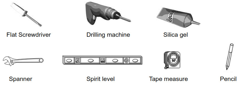 Wellis WF00099 Sophia Floor Mount Bidet - Tools