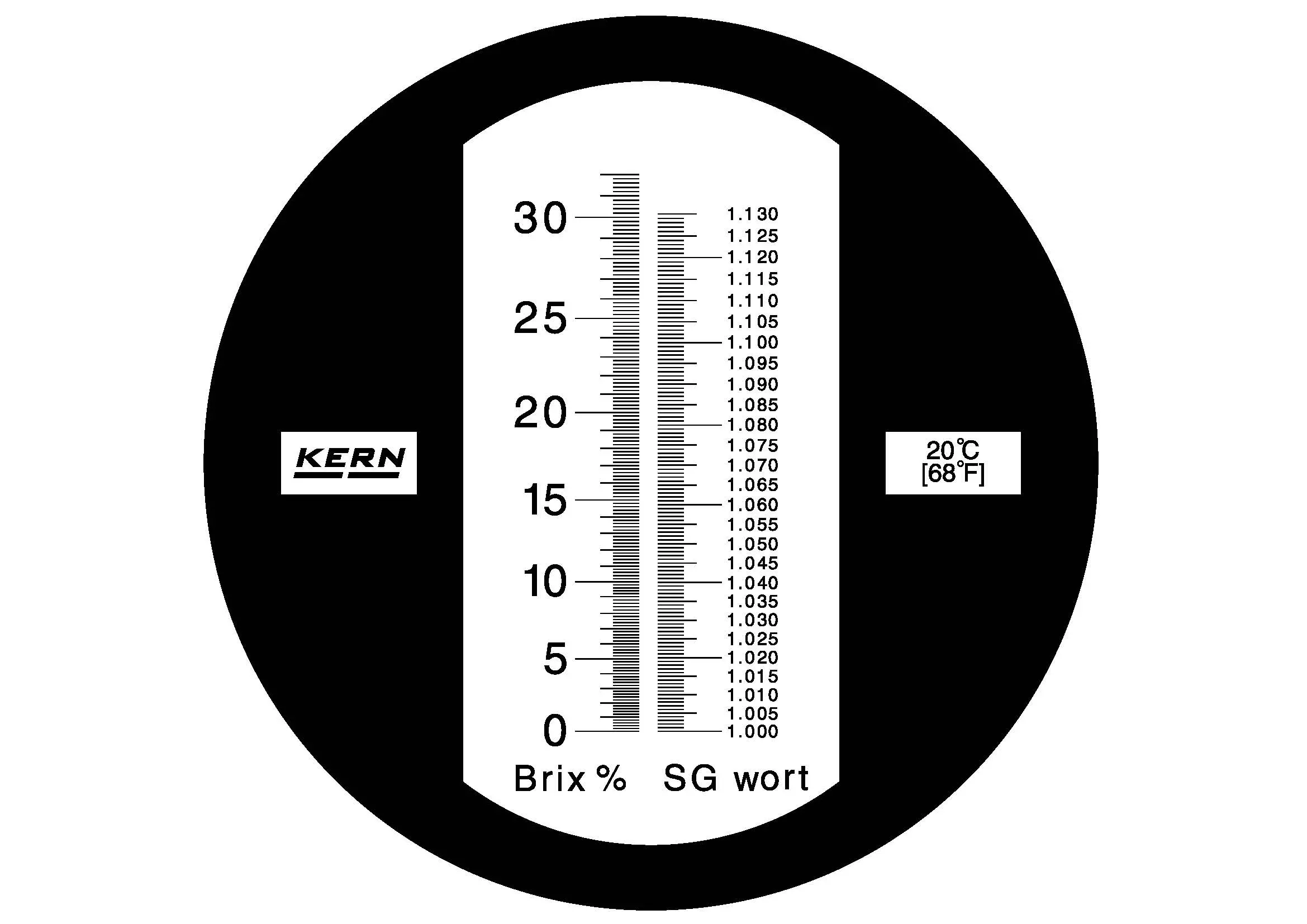 KERN ORA 3AA-AB Bee Analoges Refractometer FIG-1