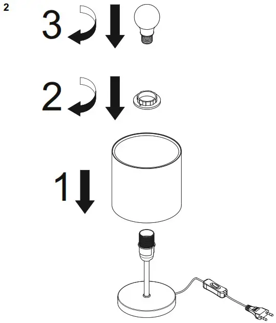 euromate 100023 Table Lamp- 2