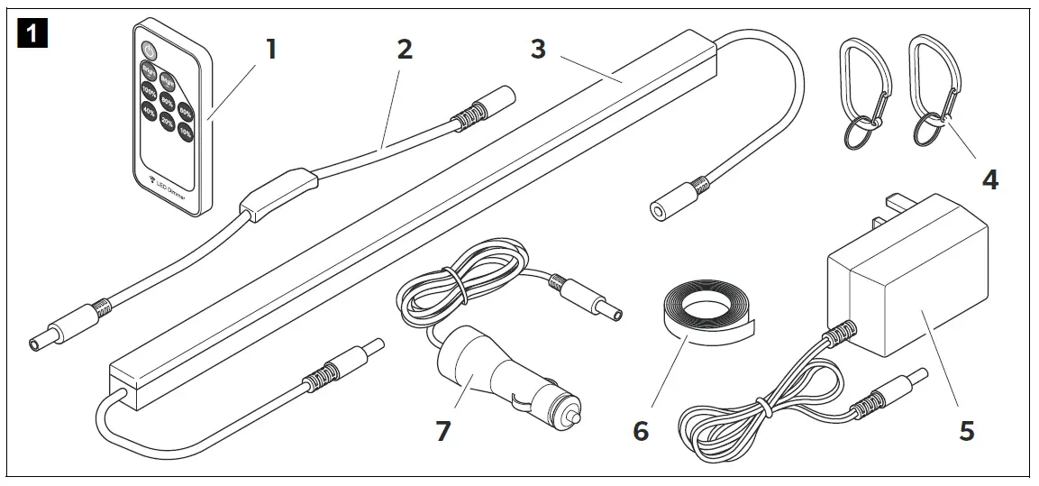 Kampa SabreLink 30 Awning and Tent Lighting System 1