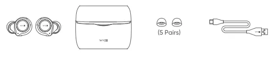 WYZE WE1BLK True Wireless Earbuds-fig3