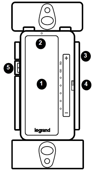 legrand WNRL50 Radiant Smart Dimmer fig4