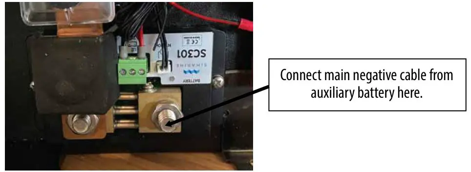 Enerdrive K-Wanderer power System Series The Wanderer - Connection to Auxiliary Battery