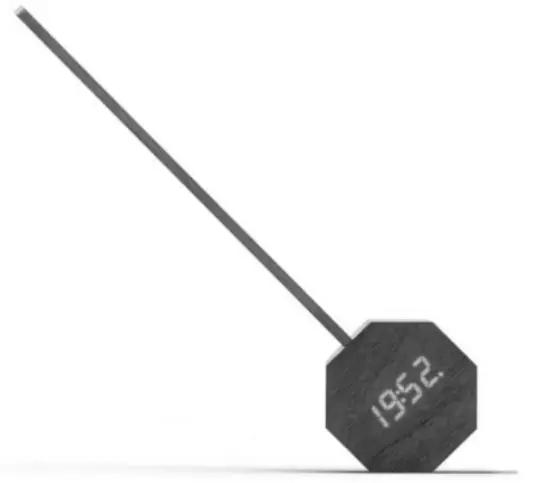 gingko Octagon One Plus Portable Alarm Clock Desk Light