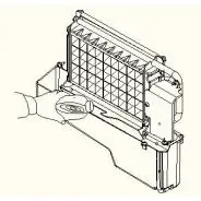 KoolMore Commercial Undercounted Ice Machine - Ice Making Parts Cleaning 3