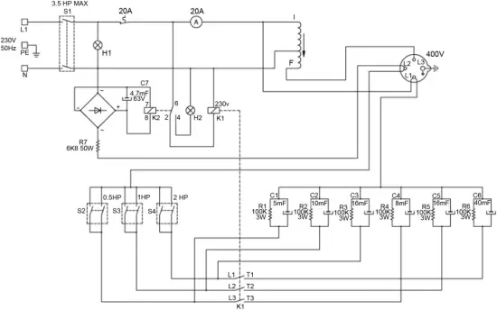 Clarke PC40 - WIRING DIAGRAM