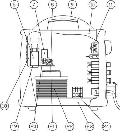 Clarke PC60 - COMPONENT PARTS DIAGRAM 2