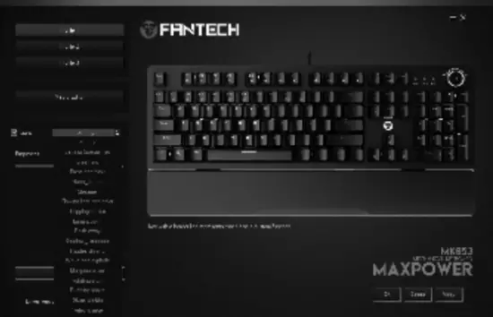 FANTECH MK853 Maxpower Mechanical Keyboard - Lighting