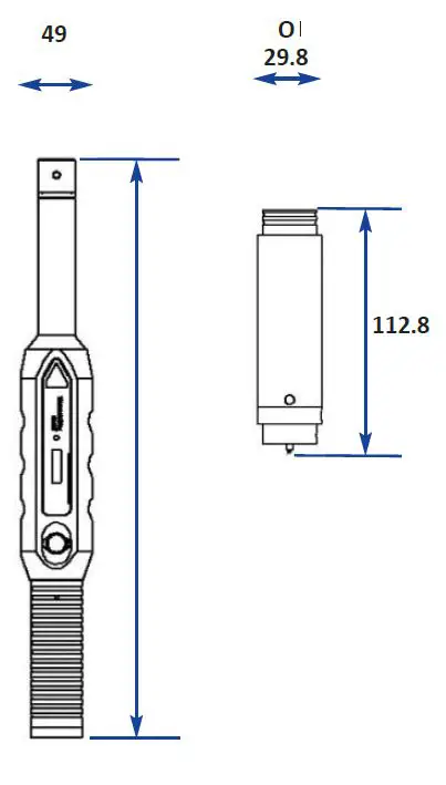 crane WS1JX-0010-CRDARX WrenchStar Multi Torque Wrench fig 1