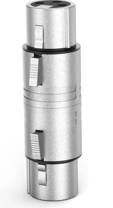 XLR-Female-to-Female-CableCreation-XLR-3-Pin-Female-to-3-Pin-Female-Microphone-Line-Adapter-image