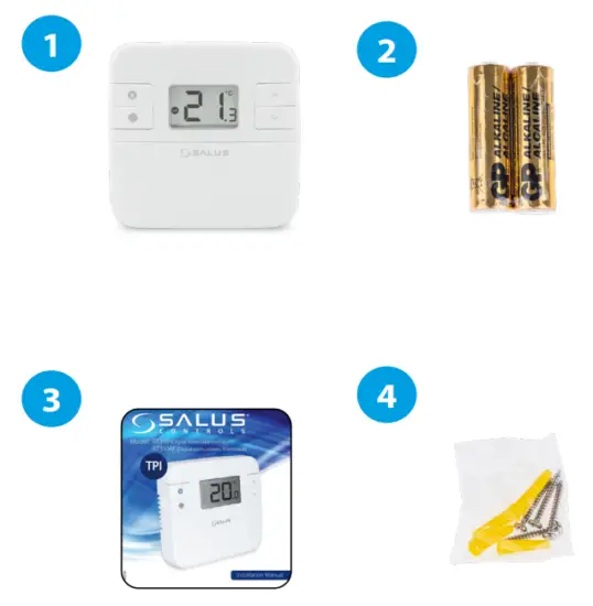 SALUS RT310 Thermostat - F ig