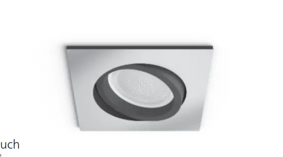 Philips 8718696171776 Hue White And Colour Ambiance Square Centura Recessed Spotlight User Manual Philips 8718696171776 Hue White And Colour Ambiance Square Centura Recessed Spotlight User Manual