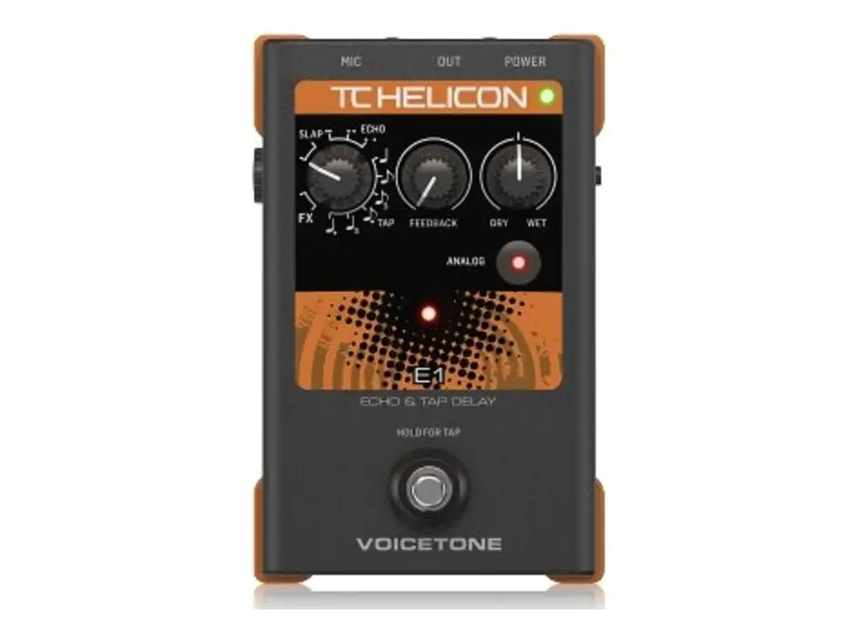 Tc Helicon Single-button Stompbox Compelling Vocal Echo Effects Instructions