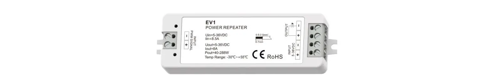 Ledyi Lighting Ev1 1 Channel Constant Voltage Power Repeater Instruction Manual Ledyi Lighting Ev1 1 Channel Constant Voltage Power Repeater Instruction Manual
